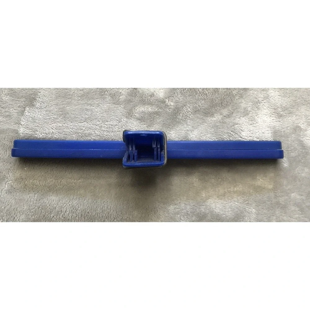 Vintage‎ Confederation Life Insurance Board File Bag Clip Blue Plastic 8 in